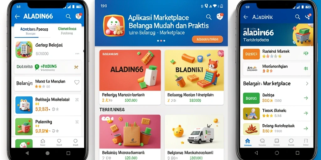 Antarmuka pengguna aplikasi ALADIN66 yang intuitif dan menarik.