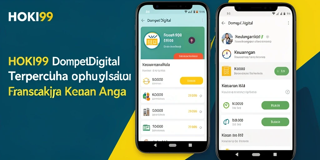Antarmuka pengguna HOKI99 yang sederhana dan intuitif untuk Dompet Digital.