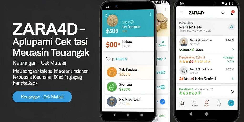 Tampilan antarmuka ZARA4D untuk cek mutasi keuangan.